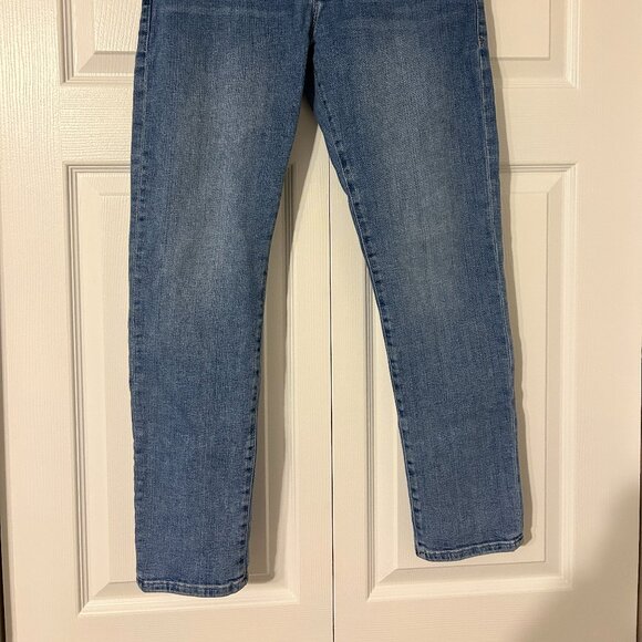 FRAME Denim Sz 28 Light Blue Wash Le Garçon Straight Leg Jeans - Picture 3 of 7